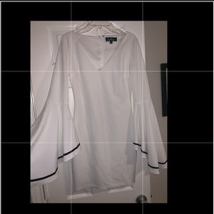 Lulus Bell Sleeved white dress